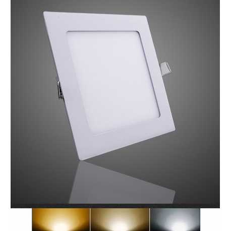 Downlight Panel Plafon LED Empotral Cuadrado 6W 3000K 4000K 6000K 