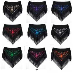 Manton Bordado en Flores Para Adulta. Mantones Flamenco Sevillana para fiesta