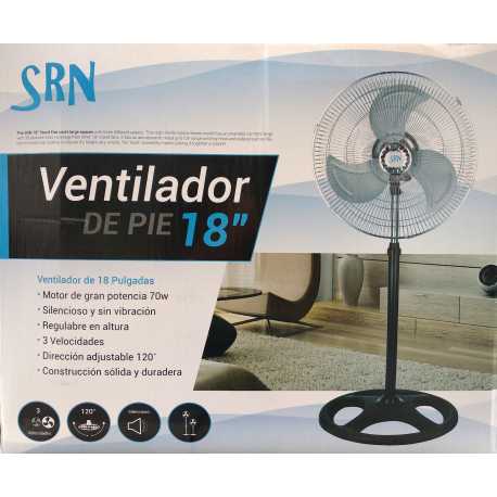 Ventilador de pie 18" pulgadas metalico 3 aspa de acero Giratorio Ventilador de pie 18" pulgadas metalico 3 aspa de acero Giratorio